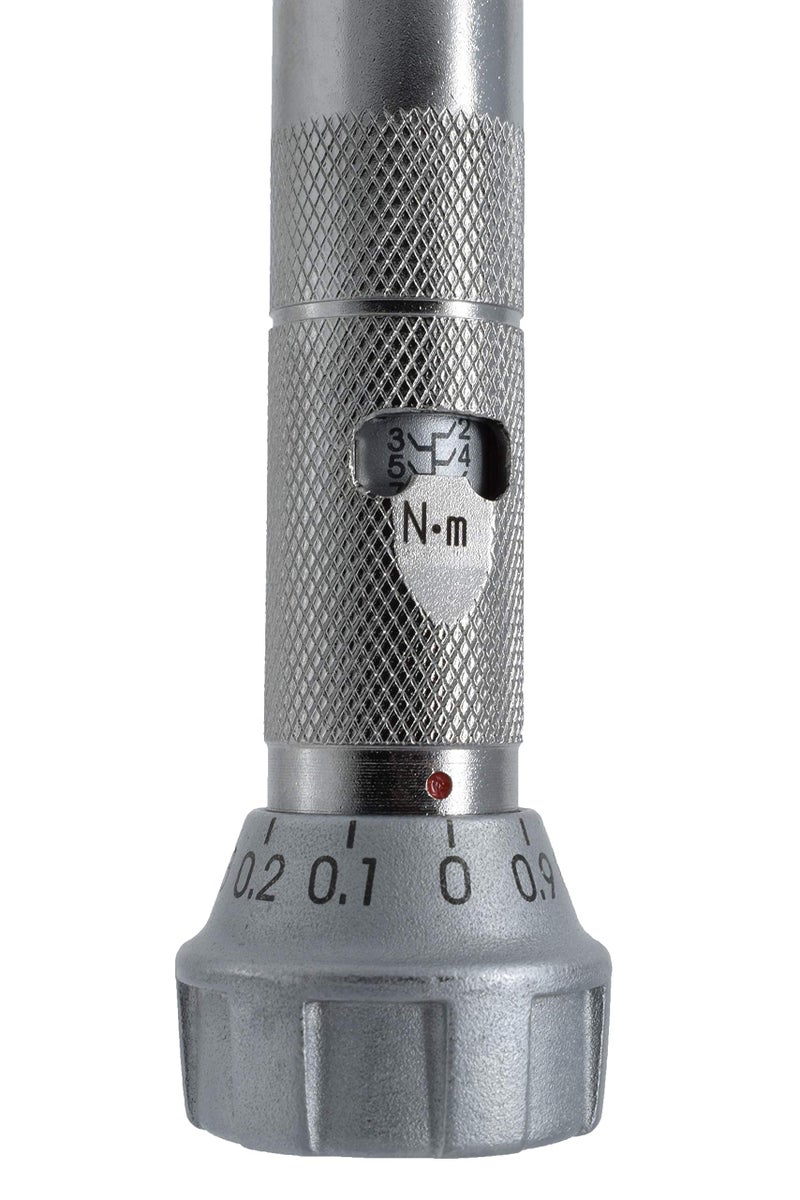 Tohnichi Adjustable Torque Wrench QL10N-MH (2-10 Nm), Gray, Metal - Image 2